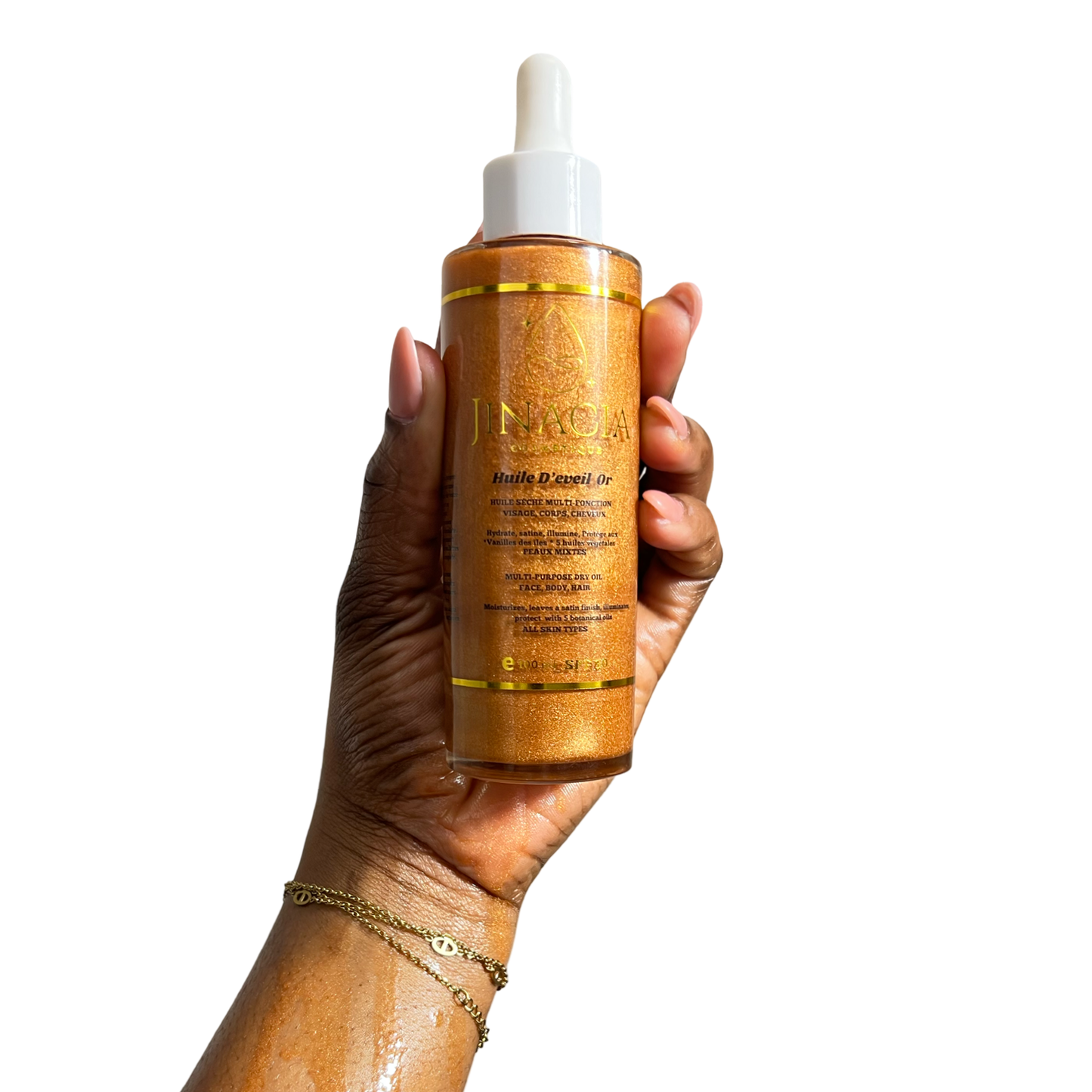Huile Nourrissante Or - 100ML "My Eveil Moment"  JINACIA COSMÉTIQUE