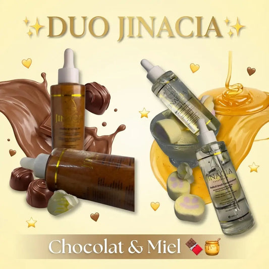 Le Duo Glow « vanille Glamour » Huile 100-ML - JINACIA COSMÉTIQUE
